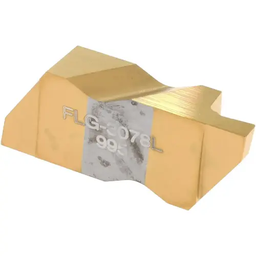 Grooving Insert: FLG3078 GP50, Solid Carbide TiN Grooving Insert: FLG3078 GP50, Solid Carbide TiN