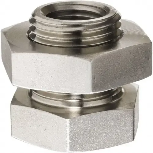 Pipe Anchor Coupling with Locknut: 1/4" Fitting, 316 Stainless Steel Pipe Anchor Coupling with Locknut: 1/4" Fitting, 316 Stainless Steel