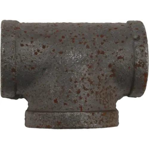 Black Reducer: 1 x 1 x 1-1/4", Threaded Black Reducer: 1 x 1 x 1-1/4", Threaded