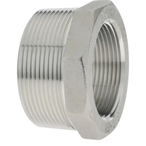 Pipe Bushing: 2 x 1-1/2" Fitting, 316 Stainless Steel
