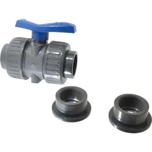 True Union Manual Ball Valve: 2" Pipe, Full Port