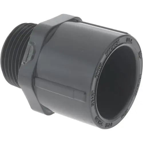 3/4" PVC Plastic Pipe Male Adapter 3/4" PVC Plastic Pipe Male Adapter