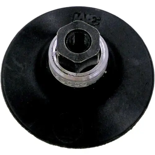 Disc Backing Pad: 3" Dia, Quick-Change Type TR / Type 3 Disc Backing Pad: 3" Dia, Quick-Change Type TR / Type 3