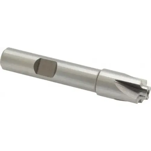 Corner Rounding End Mill: 1/32" Radius, 7/16" Dia, 4 Flutes, High Speed Steel Bright/Uncoated