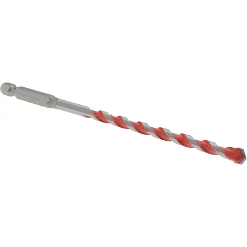 Rotary Drill/Hammer Drill Bits; Drill Bit Size (Inch): 1/4 ; Shank Type: 3-Flat ; Drill Bit Material: Carbide Tipped; High Speed Steel ; Shank Diameter (Inch): 1/4 ; Flute Length (Inch): 4 ; Flute Length (Decimal Inch): 4.0000 Rotary Drill/Hammer Drill Bits; Drill Bit Size (Inch): 1/4 ; Shank Type: 3-Flat ; Drill Bit Material: Carbide Tipped; High Speed Steel ; Shank Diameter (Inch): 1/4 ; Flute Length (Inch): 4 ; Flute Length (Decimal Inch): 4.0000