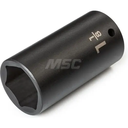 1/2 Inch Drive x 1-1/8 Inch Deep 6-Point Impact Socket