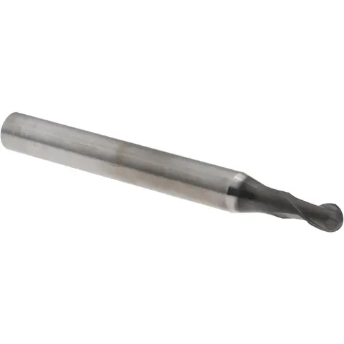 Ball End Mill: 4.00 mm Dia, 4.00 mm LOC, 2 Flute, Solid Carbide DiaPlus Ball End Mill: 4.00 mm Dia, 4.00 mm LOC, 2 Flute, Solid Carbide DiaPlus