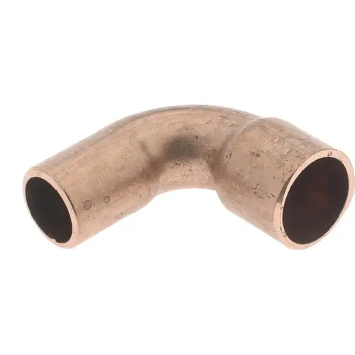 Wrot Copper Pipe 90 degree Street Elbow: 1/4" Fitting, FTG x C, Solder Joint Wrot Copper Pipe 90 degree Street Elbow: 1/4" Fitting, FTG x C, Solder Joint