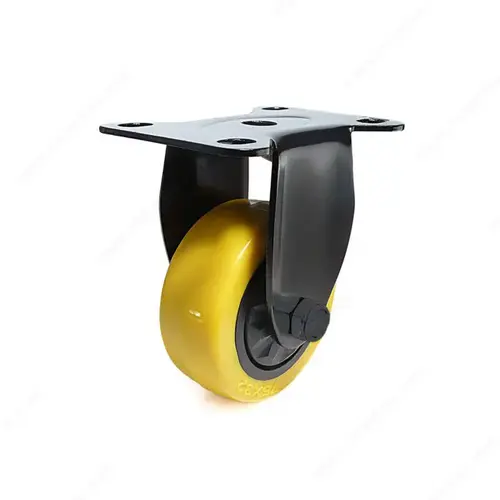 Yellow Thermoplastic Polyurethane Casters