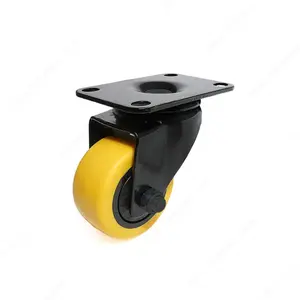 Maxwheels F24172 Yellow Thermoplastic Polyurethane Casters