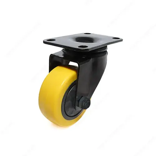 Yellow Thermoplastic Polyurethane Casters