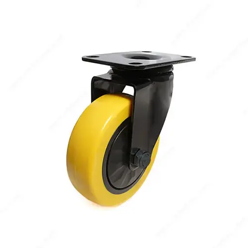 Yellow Thermoplastic Polyurethane Casters