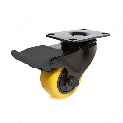 Yellow Thermoplastic Polyurethane Casters
