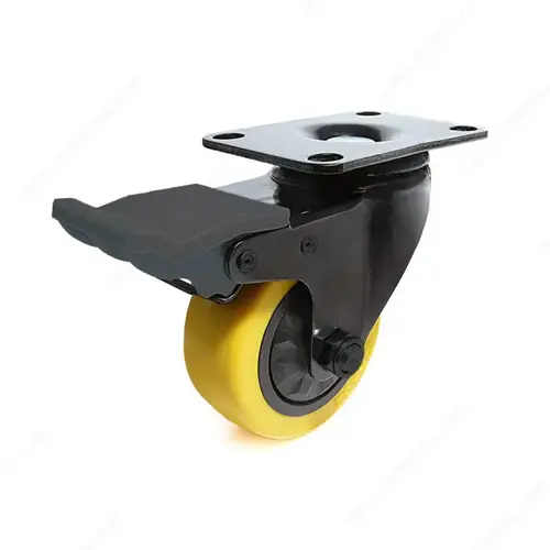 Yellow Thermoplastic Polyurethane Casters