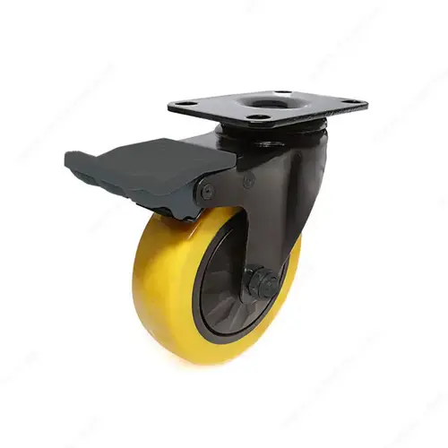 Yellow Thermoplastic Polyurethane Casters