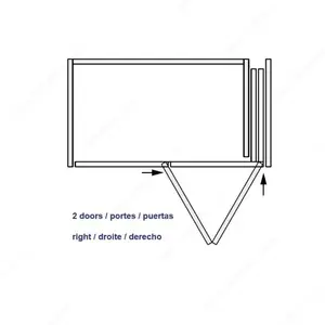 Folding Concepta WEBKIT1249175 HAWA FOLDING CONCEPTA III 20/25 PULL Anodized