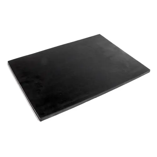 Solid Rubber Sheet. 7" wide X 10" long X 1/2" thick. Each