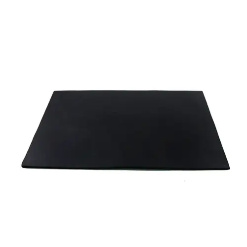 Solid Rubber Sheet. 5" wide X 7" long X 1/16" thick. Each