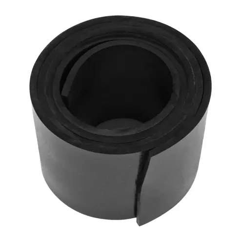 Solid Rubber Sheet. 2" wide X 3 ft long X 1/8" thick. Each