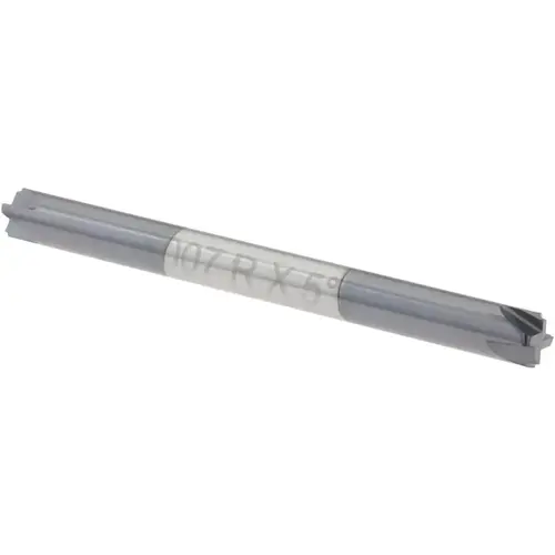 Corner Rounding End Mill: 0.0070" Radius, 1/8" Dia, 4 Flutes, Solid Carbide AlTiN