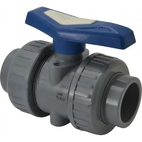 True Union Manual Ball Valve: 1-1/2" Pipe, Full Port True Union Manual Ball Valve: 1-1/2" Pipe, Full Port