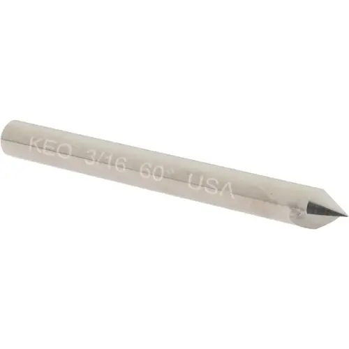 Countersink: 3/16" Head Dia, 60 degree Included Angle, 1 Flute, Carbide Countersink: 3/16" Head Dia, 60 degree Included Angle, 1 Flute, Carbide