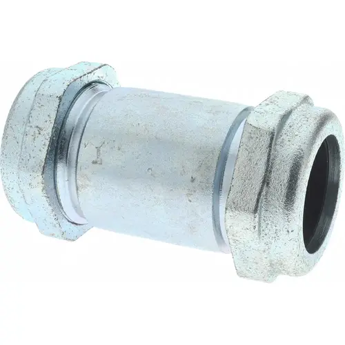1-1/4" Pipe, Galvanized Compression Pipe Coupling 1-1/4" Pipe, Galvanized Compression Pipe Coupling