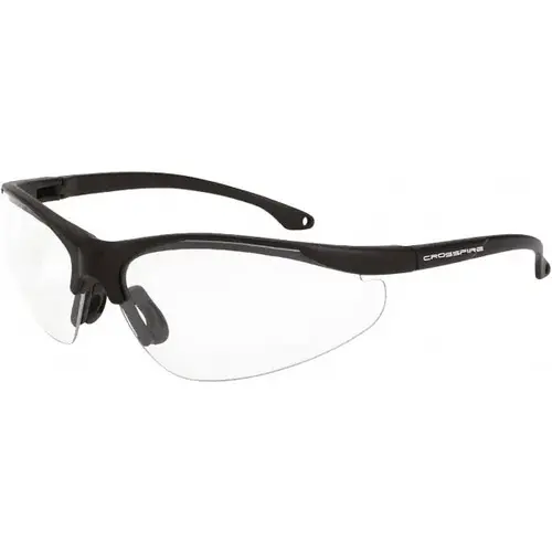 Safety Glass: Scratch-Resistant, Polycarbonate, Clear Lenses, Full-Framed, UV Protection