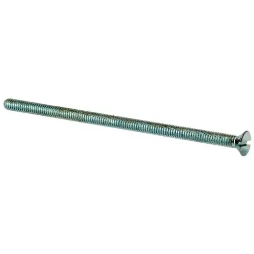 Machine Screw: #8-32 x 3-1/2 Flat Head, Slotted