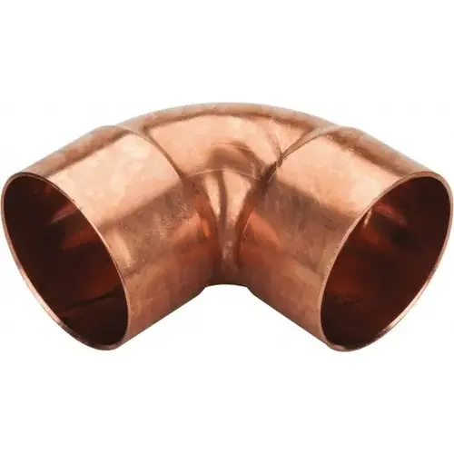 Wrot Copper Pipe 90 degree Elbow: 4" Fitting, C x C, Solder Joint Wrot Copper Pipe 90 degree Elbow: 4" Fitting, C x C, Solder Joint