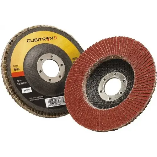 Flap Disc: 7/8" Hole, 60 Grit, Ceramic, Type 27 - pack of 10 Flap Disc: 7/8" Hole, 60 Grit, Ceramic, Type 27 - pack of 10