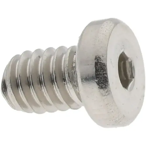 Low Head Socket Cap Screw: #8-32, 1/4" Length Under Head, Low Socket Cap Head, Hex Socket Drive, Stainless Steel - pack of 25 Low Head Socket Cap Screw: #8-32, 1/4" Length Under Head, Low Socket Cap Head, Hex Socket Drive, Stainless Steel - pack of 25