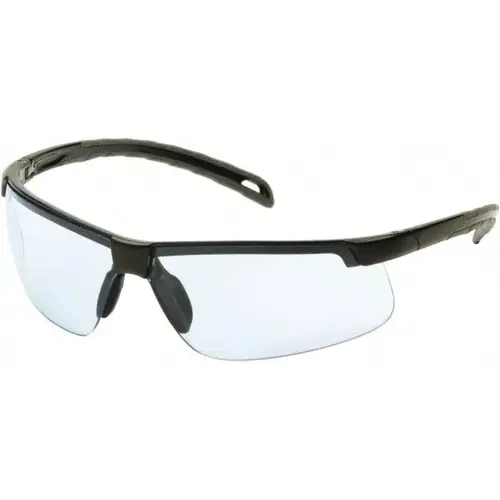 Safety Glass: Scratch-Resistant, Polycarbonate, Blue Lenses, Full-Framed, UV Protection Safety Glass: Scratch-Resistant, Polycarbonate, Blue Lenses, Full-Framed, UV Protection