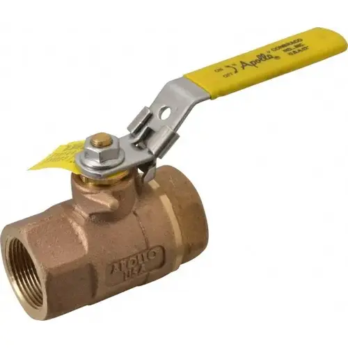 Standard Manual Ball Valve: 1-1/4" Pipe, Standard Port Standard Manual Ball Valve: 1-1/4" Pipe, Standard Port