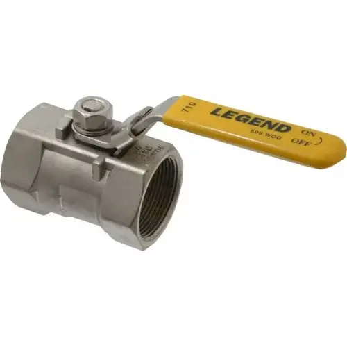Standard Manual Ball Valve: 1-1/2" Pipe, Standard Port Standard Manual Ball Valve: 1-1/2" Pipe, Standard Port