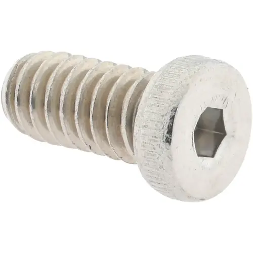 Low Head Socket Cap Screw: 1/4-20, 1/2" Length Under Head, Low Socket Cap Head, Hex Socket Drive, Stainless Steel Low Head Socket Cap Screw: 1/4-20, 1/2" Length Under Head, Low Socket Cap Head, Hex Socket Drive, Stainless Steel