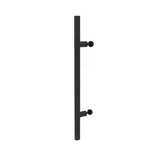 36" Single-Sided 1-1/4" Diameter Ladder Pull - 24" Center-to-Center - Matte Black 36" Single-Sided 1-1/4" Diameter Ladder Pull - 24" Center-to-Center - Matte Black