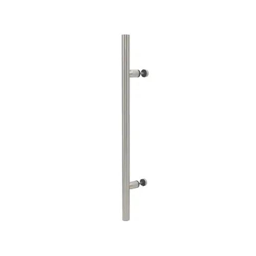 48" Single-Sided 1-1/4" Diameter Ladder Pull - 36" Center-to-Center - Polished Stainless