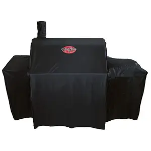 Char-Griller 1655 Char-Griller Grill Cover, 66 in W, 26.2 in D, 49.3 in H, Polyester, Black