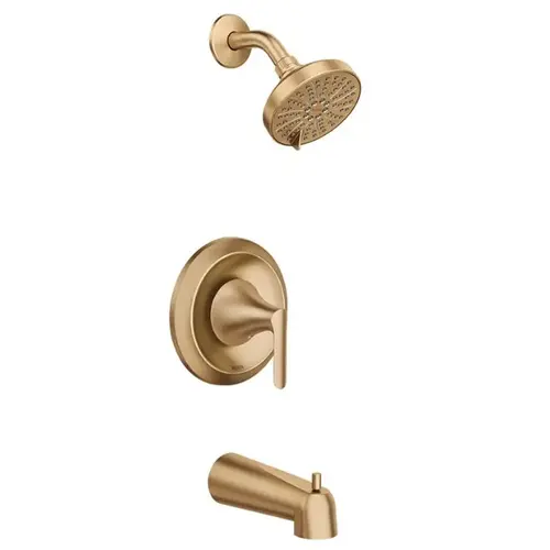 Moen Findlay Tub/Shower Faucet, Standard Showerhead, 1.75 gpm Showerhead, 6 Spray Settings, Diverter Tub Spout