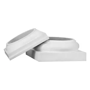 HB&G 45081 Hb&G PermaCast Plus Series Cap and Base Set, Round, Polyurethane, For: 8 in Size Column