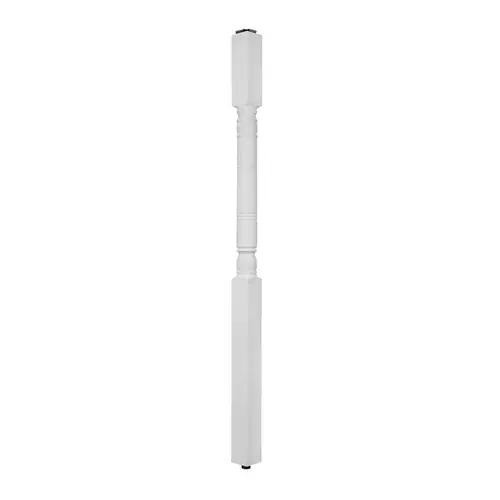 Hb&G PermaPost Series Porch Post, 8 ft H, Colonial, Polyethylene/Steel, White Hb&G PermaPost Series Porch Post, 8 ft H, Colonial, Polyethylene/Steel, White