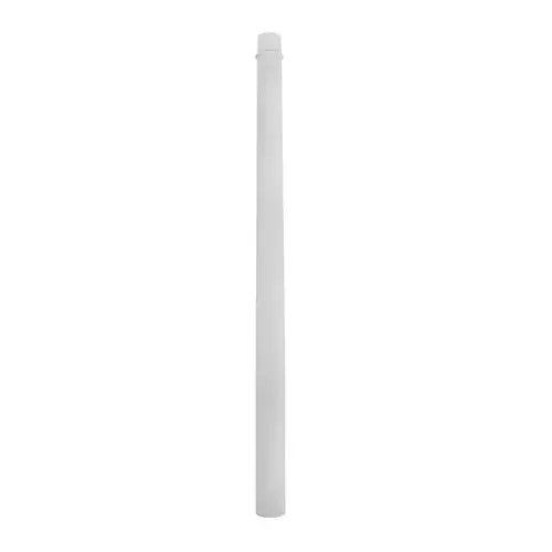 Hb&G PermaCast Series Column, 10 ft H, Round, Tapered, Fiberglass Reinforced Polymer, White