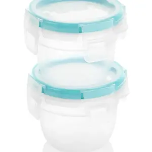 Snapware 1111576 Snapware Total Solutions Food Storage Container, 1.2 Cups, Plastic, 4-1/4 in Dia, 3-1/4 in H