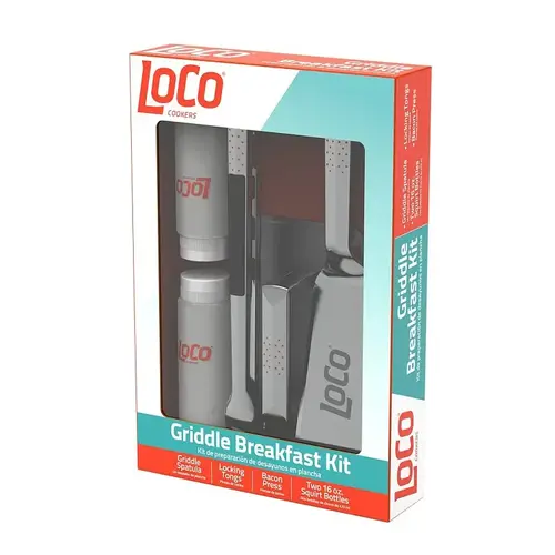 LoCo Griddle Breakfast Kit, Stainless Steel Blade