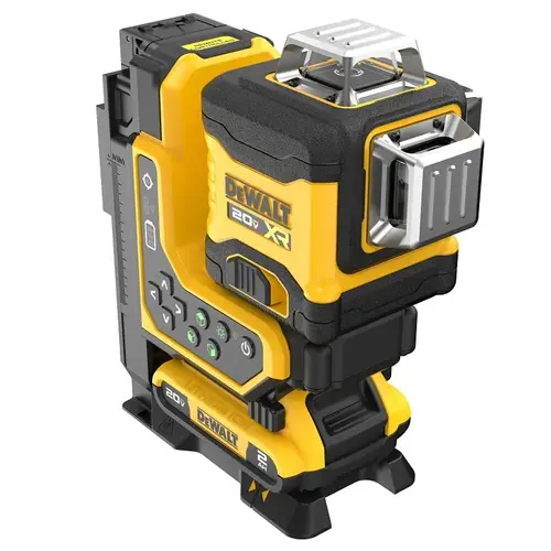 DEWALT Line Laser Kit, 260 ft Without Detector, 330 ft with Detector, +/-1/8 in Accuracy, 3 -Beam, 3 -Line DEWALT Line Laser Kit, 260 ft Without Detector, 330 ft with Detector, +/-1/8 in Accuracy, 3 -Beam, 3 -Line
