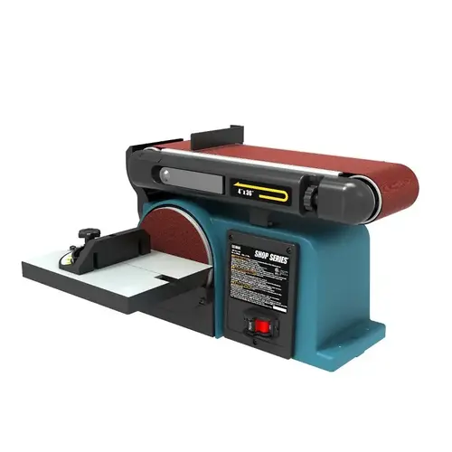 Belt and Disc Sander, 4.3A, 4x36" Belt, 6" Disc Belt and Disc Sander, 4.3A, 4x36" Belt, 6" Disc
