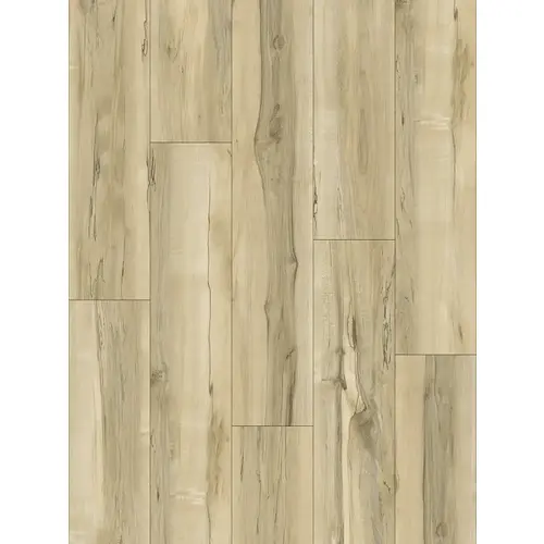 ProSelect Design ProFloor Flooring Plank, 48 in L, 7 in W, Stone Plastic Composite/Vinyl, Smithfield Maple - pack of 12