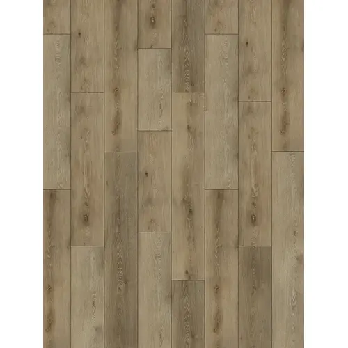 ProSelect Design ProFloor Flooring Plank, 48 in L, 7 in W, Stone Plastic Composite/Vinyl, Carolina Wood - pack of 12