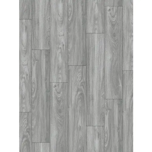 ProSelect Design ProFloor Flooring Plank, 48 in L, 7 in W, Stone Plastic Composite/Vinyl, Starlite Gray - pack of 12